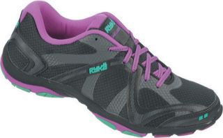 Womens Ryka Influence   Black/Sugar Plum/Vivid Aqua Lace Up Shoes