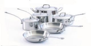 Mauviel 10 Piece Mcook Stainless Cookware Set