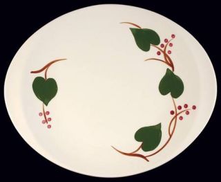 Blue Ridge Southern Pottery Stanhome Ivy 13 Oval Serving Platter, Fine China Di