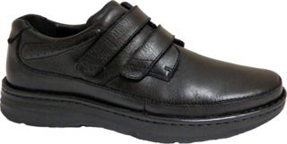 Mens Drew Mansfield   Black Leather Orthotic Shoes