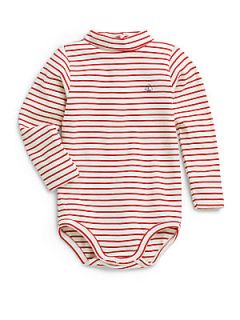Toddlers & Little Boys Turtleneck Bodysuit   Red White