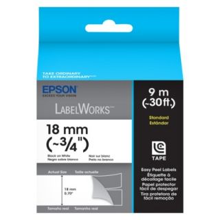 Epson LabelWorks Standard LC Tape Cartridge 3/4   Black/White (LC 5WBN9)