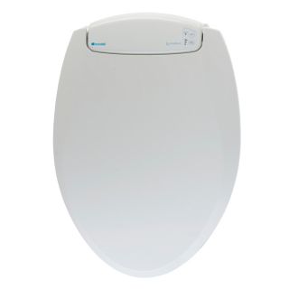 Lumawarm Elongated Biscuit Heated Nightlight Toilet Seat (BiscuitDimensions 20 inches long x 14.5 inches wide x 3 inches high Materials PlasticAdjustable heated seat (3 temperature setting)Illuminating nightlightLong lasting energy efficient LED light b