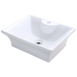 Polaris Sinks P051vw White Porcelain Vessel Sink