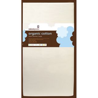 Naturepedic Lightweight Organic Cotton Dual Zone Crib Mattress