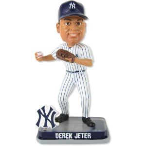 New York Yankees Derek Jeter Forever Collectibles Springy Logo Bobble