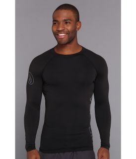 Volcom Solid L/S Thrashguard II Mens Swimwear (Black)