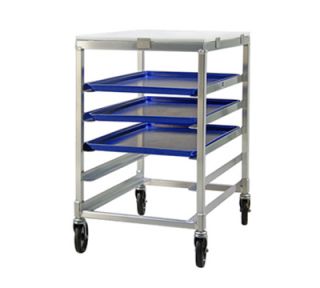 New Age Mobile Bakery Half Size Height Pan Rack w/ Open Sides & (5)18x26 in Pan Capacity