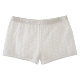 Gilligan & OMalley Womens Crochet Shorts   Fresh White XS