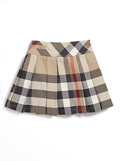 Burberry Infants Pleated Check Skirt   New Classic