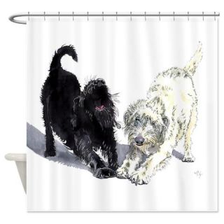  Stretching Labradoodles Shower Curtain  Use code FREECART at Checkout