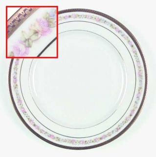 Altrohlau 5544 Luncheon Plate, Fine China Dinnerware   Gold Key Border & Inner R