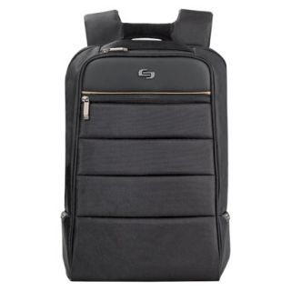 Solo Pro Laptop Backpack   Black with Gold Accents (15.6)