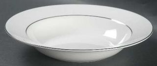 Wedgwood Beresford 2000 Rim Soup Bowl, Fine China Dinnerware   White Acanthus Le