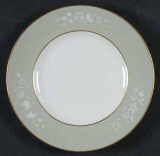 Royal Worcester Sheraton Salad Plate, Fine China Dinnerware   Embossed, White Fl