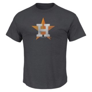 MLB Mens Houston Astros Crew Neck T Shirt   Grey (L)