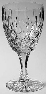 Royal Brierley Gainsborough Claret Wine   Cut Vertical & Criss Cross Design