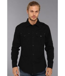 Authentic Apparel U.S. Army Fairway L/S Woven Mens Long Sleeve Button Up (Black)