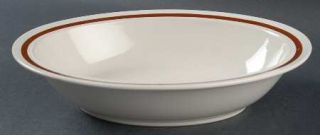 Four Seasons Clearbrook 10 Oval Vegetable Bowl, Fine China Dinnerware   Brown R
