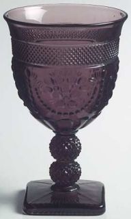 Imperial Glass Ohio Chroma Amethyst Water Goblet   Amethyst Purple,    Pressed G