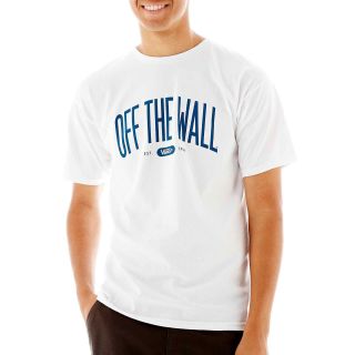 Vans Off the Wall Classic Graphic Tee, White, Mens