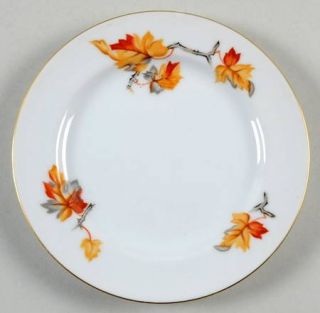 Craftsman (Japan) Golden Autumn Bread & Butter Plate, Fine China Dinnerware   Or