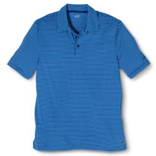 C9 By Champion Mens Advanced Duo Dry Striped Golf Polo   Athens Blue XXXL