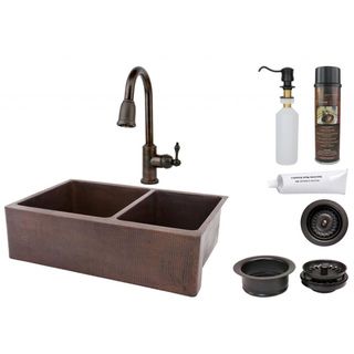 Premier Copper Products Pull down Recycled Faucet Package