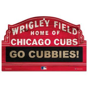 Chicago Cubs Wincraft 11x17 Wood Sign