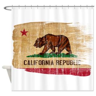  California Flag Shower Curtain  Use code FREECART at Checkout