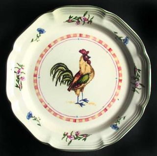 Mikasa Bon Jour Dinner Plate, Fine China Dinnerware   South/France,Rooster,Flowe