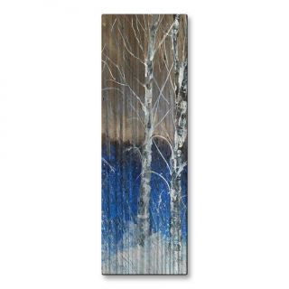 Pol Ledent Stood Still Wall Sculpture (SmallSubject LandscapesImage dimensions 23.5 inches high x 8 inches wide x 1 inches deep )
