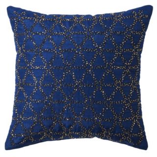 Xhilaration Sequins Decorative Pillow   Blue