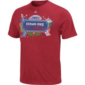 Chicago Cubs Majestic MLB Career High T Shirt