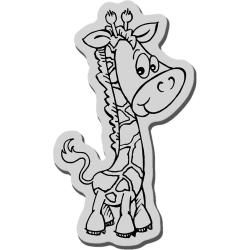 Stampendous Cling Rubber Stamp giraffe Baby