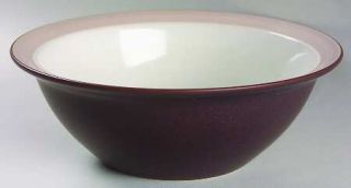 Noritake Kona Coffee Soup/Cereal Bowl, Fine China Dinnerware   Brown Rim, Cream