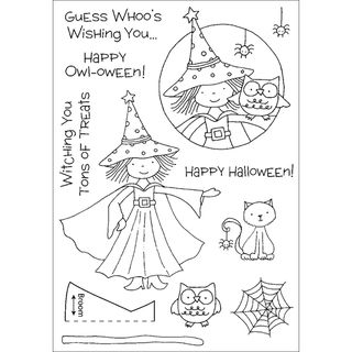 Honeypop Clear Stamp Set halloween Witch