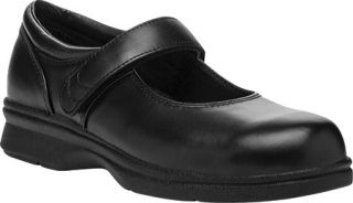 Womens Propet Mary Jane Walker™   Black Smooth Diabetic Shoes