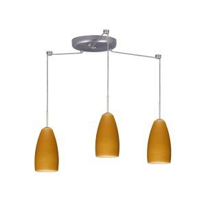 Besa Lighting BEL 3BC 1509OK SN Chrissy Pendant