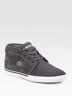 Lacoste Ampthill Lace Up Sneakers   Grey