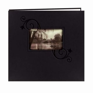 Pioneer Photo Albums 12x12 Black Leatherette Memory Book (20 Bonus Page)