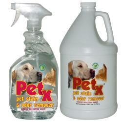 Petx One gallon Sassafrass scented Pet Stain And Odor Remover (1 gallonIncludes a bonus 32 ounce size bottleEasiest way to eliminate pet stains and odorsSafe to use on your carpets or any washable fabricCompetitively pricedNon enzymatic formulasWorks inst