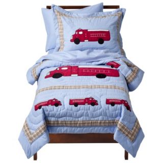 Frankies Fire Truck 5 pc. Toddler Bedding Set