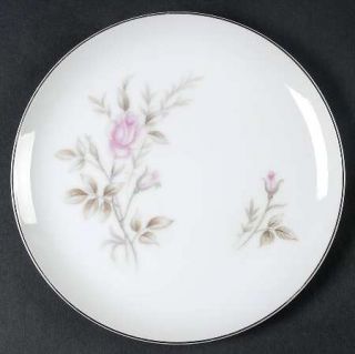 Wentworth Elizabeth Bread & Butter Plate, Fine China Dinnerware   Pink Roses,Pin