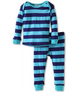 BedHead Kids Boys L/S Baby Tee Pant Boys Pajama Sets (Blue)