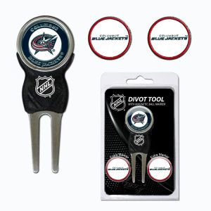 Columbus Blue Jackets Team Golf Divot Tool and Markers