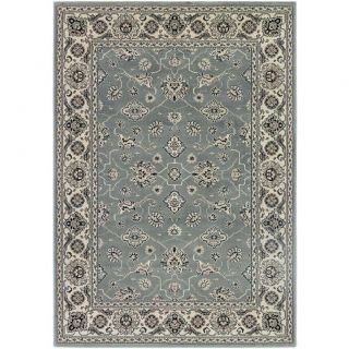 Bacara Tahari/ Pewter beige Power loomed Area Rug (53 X 76) (PewterSecondary Colors Beige, Ebony, Mocha, SilverPattern FloralTip We recommend the use of a non skid pad to keep the rug in place on smooth surfaces.All rug sizes are approximate. Due to th
