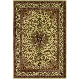 Izmir Royal Kashan/ Ivory Area Rug (311 X 53) (IvorySecondary colors Black, Gold, Green, Ivory and RedPattern FloralTip We recommend the use of a non skid pad to keep the rug in place on smooth surfaces.All rug sizes are approximate. Due to the differe