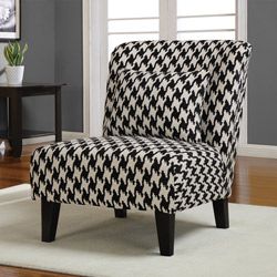 Anna Houndstooth Grande Accent Chair