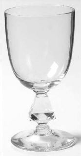 Bryce Aquarius Clear Wine Glass   Stem #961,Clear, Cut Stem
